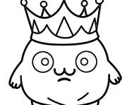 Coloriage Le roi Bob