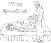 Coloriage Le roi &Eacute;z&eacute;chias