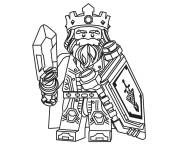 Coloriage Lego roi