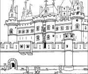 Coloriage Palais du roi de France