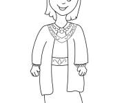 Coloriage et dessins gratuit Petit roi kawaii à imprimer