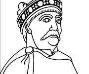 Coloriage Roi Charlemagne