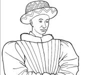 Coloriage Roi Charles VII