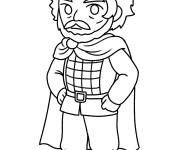 Coloriage Roi de roman