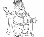 Coloriage Roi festif du Mardi Gras