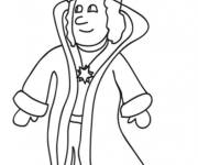 Coloriage et dessins gratuit Un roi de contes de f&eacute;es à imprimer