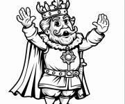 Coloriage Un roi sympathique en ligne
