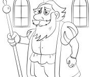 Coloriage Veille roi