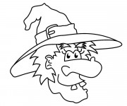 Coloriage Laide Sorci&egrave;re