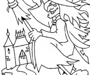 Coloriage Sorciere 32