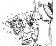 Coloriage Sorci&egrave;re en ligne