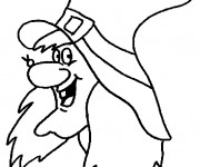 Coloriage Sorci&egrave;re moche