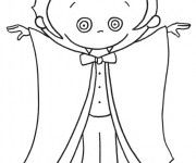 Coloriage Vampire pour enfant