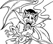 Coloriage Vampire tombe