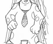 Coloriage Abominable de dessin anim&eacute;