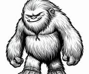 Coloriage Abominable en ligne cp