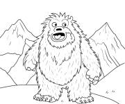 Coloriage Abominable &eacute;tonn&eacute;