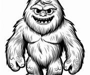 Coloriage Abominable si puissant