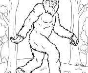 Coloriage Bigfoot