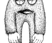 Coloriage Bigfoot Y&eacute;ti