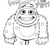 Coloriage Y&eacute;ti du film d'animation