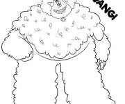 Coloriage Y&eacute;ti Gwang