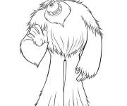 Coloriage et dessins gratuit Y&eacute;ti Migo à imprimer