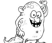 Coloriage Y&eacute;ti monstre