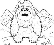 Coloriage Y&eacute;ti sans des dents