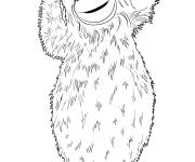 Coloriage Y&eacute;ti Y&eacute;tilit