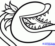 Coloriage Plante Zombie