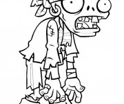 Coloriage Plants Vs Zombies