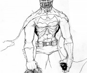 Coloriage Zombie Batman