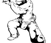 Coloriage Art martiaux TAI CHI