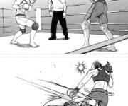 Coloriage Arts martiaux Kick boxing manga