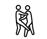 Coloriage Judo match en &eacute;moji facile