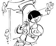Coloriage Le KO se pr&eacute;pare
