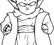 Coloriage Maitre des arts martiaux d'anime