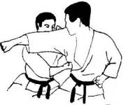 Coloriage et dessins gratuit Technique d'attaque de karate pour les maitres à imprimer