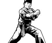 Coloriage Wing Chun de Kung Fu