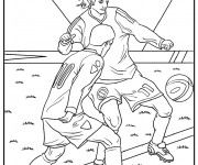 Coloriage Athlétisme Football