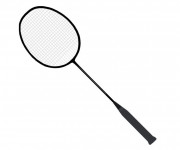 Coloriage Raquette de Badminton simple