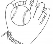 Coloriage Baseball &agrave; d&eacute;corer