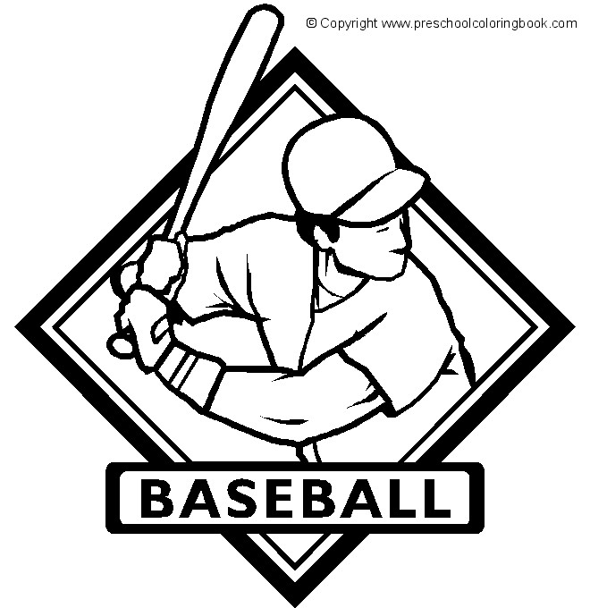 Coloriage et dessins gratuits Baseball en couleur à imprimer