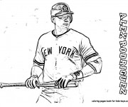 Coloriage Baseball maternelle