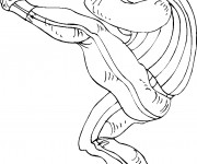 Coloriage Joueur de Baseball se pr&eacute;pare pour lancer la balle