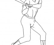 Coloriage Sport de Baseball