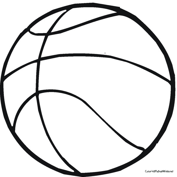 Coloriage Ballon Du Sport Basketball Dessin Gratuit à Imprimer