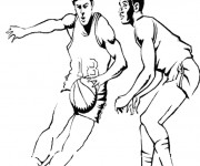 Coloriage Basket professionnel