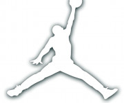 Coloriage Basketball Dunk de Jordan